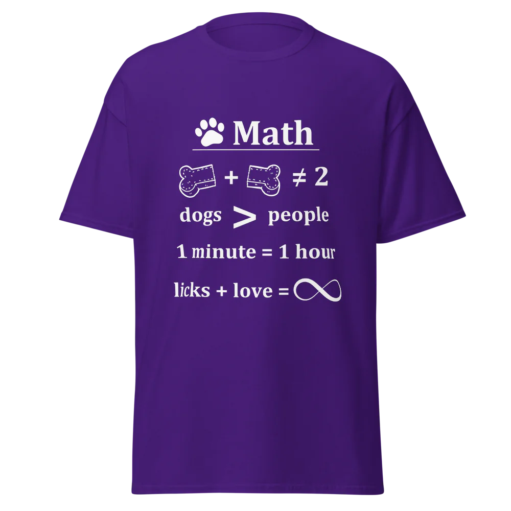 Dog Math T-Shirt