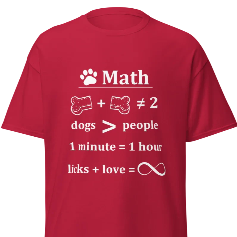 Dog Math T-Shirt