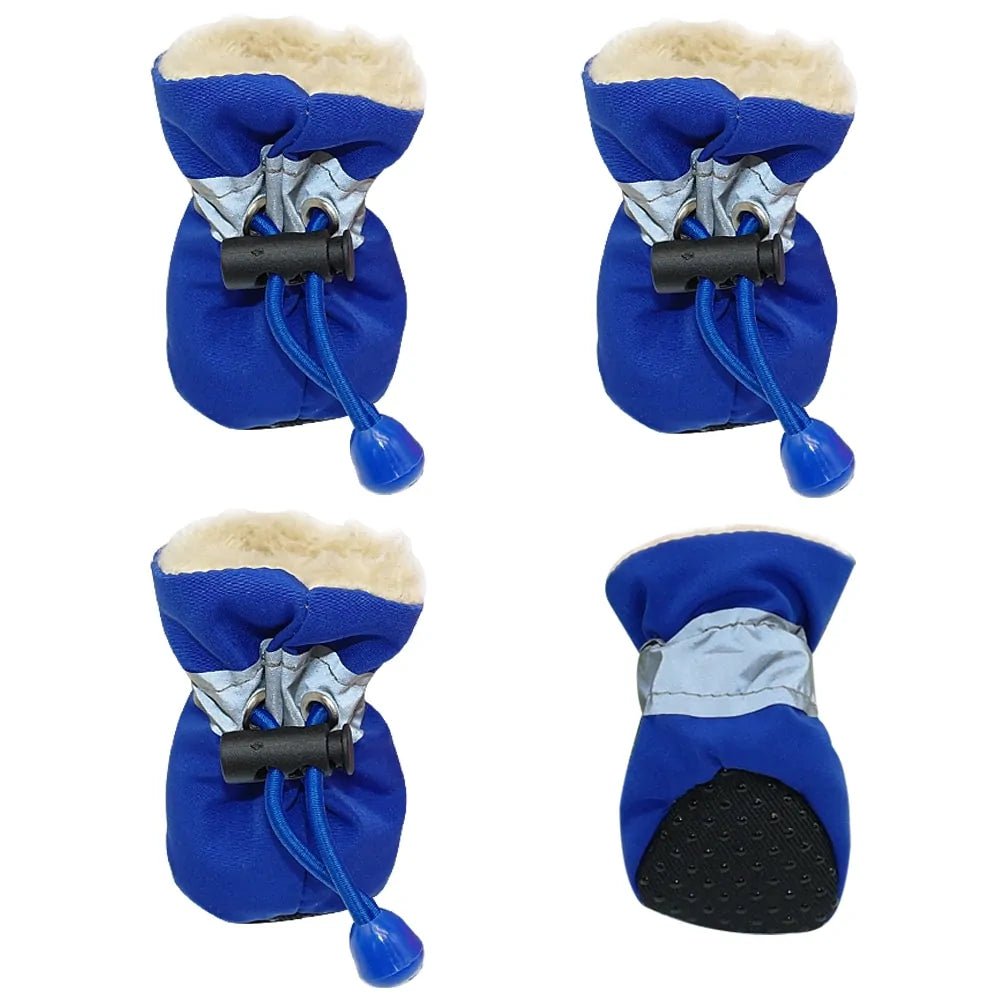 4 Pieces Waterproof Winter Pet Dog Shoes - Cool Gear Pro