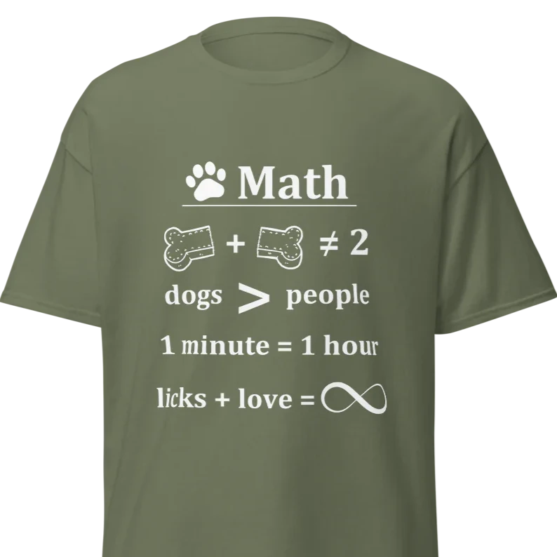 Dog Math T-Shirt