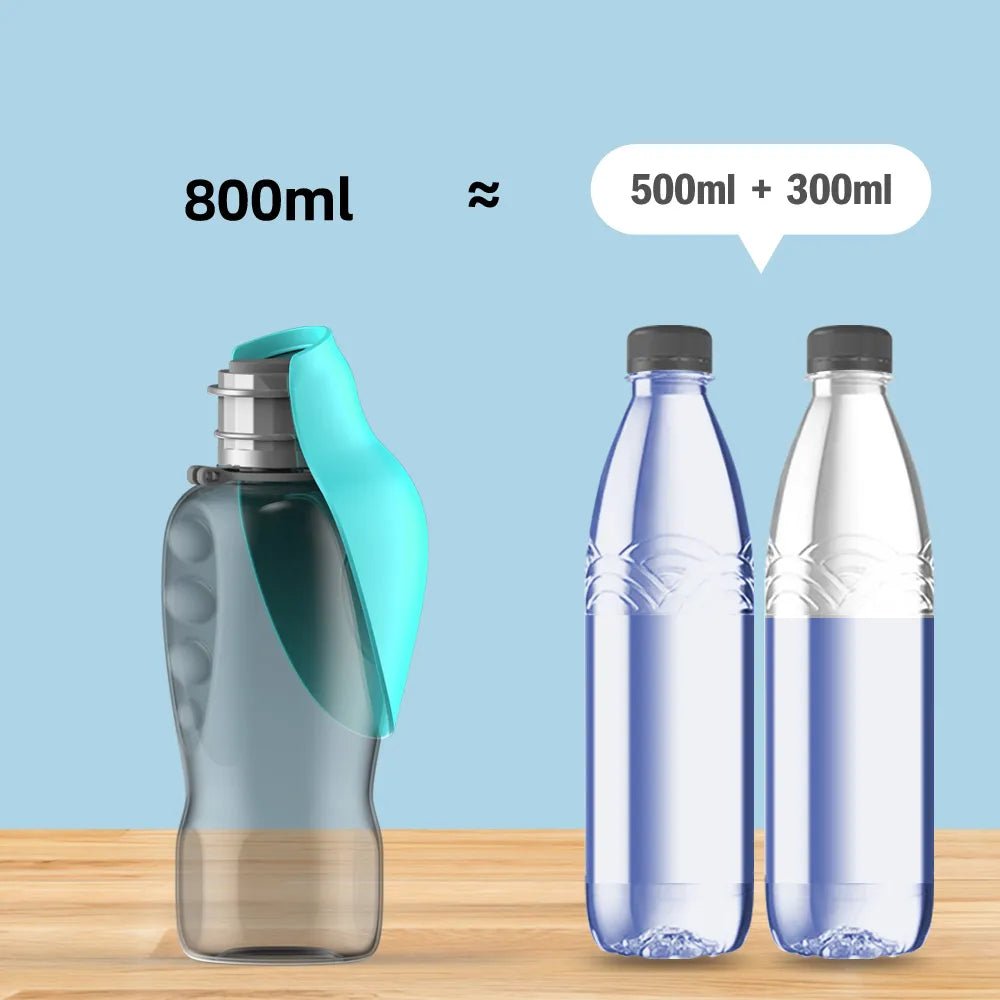 800ml Portable Dog Water Bottle For Big Dogs - Cool Gear Pro