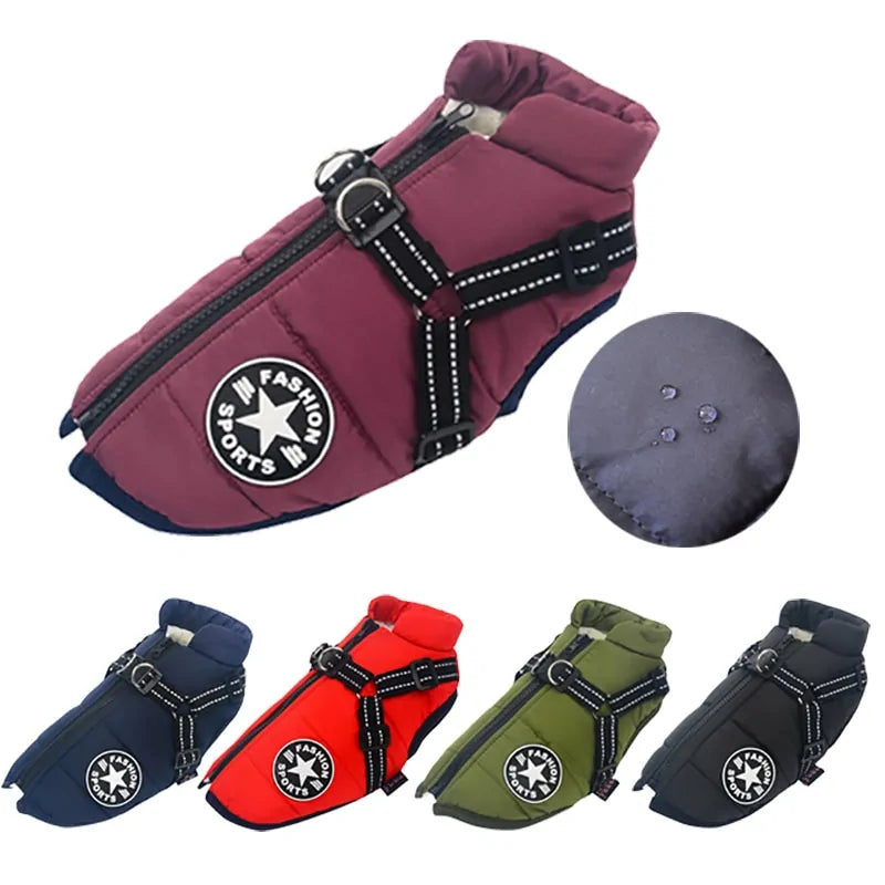 Dog Coat With Harness - Cool Gear Pro