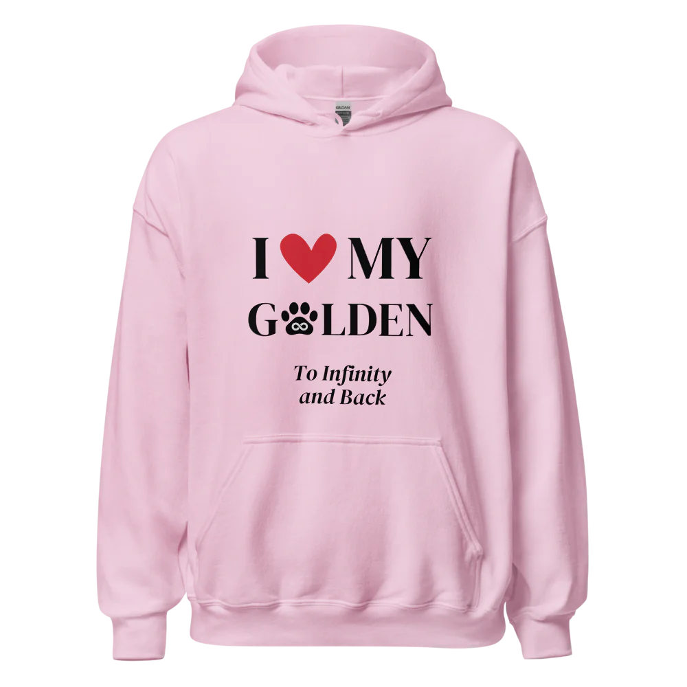 I Love My Golden to Infinity Hoodie - Cool Gear Pro