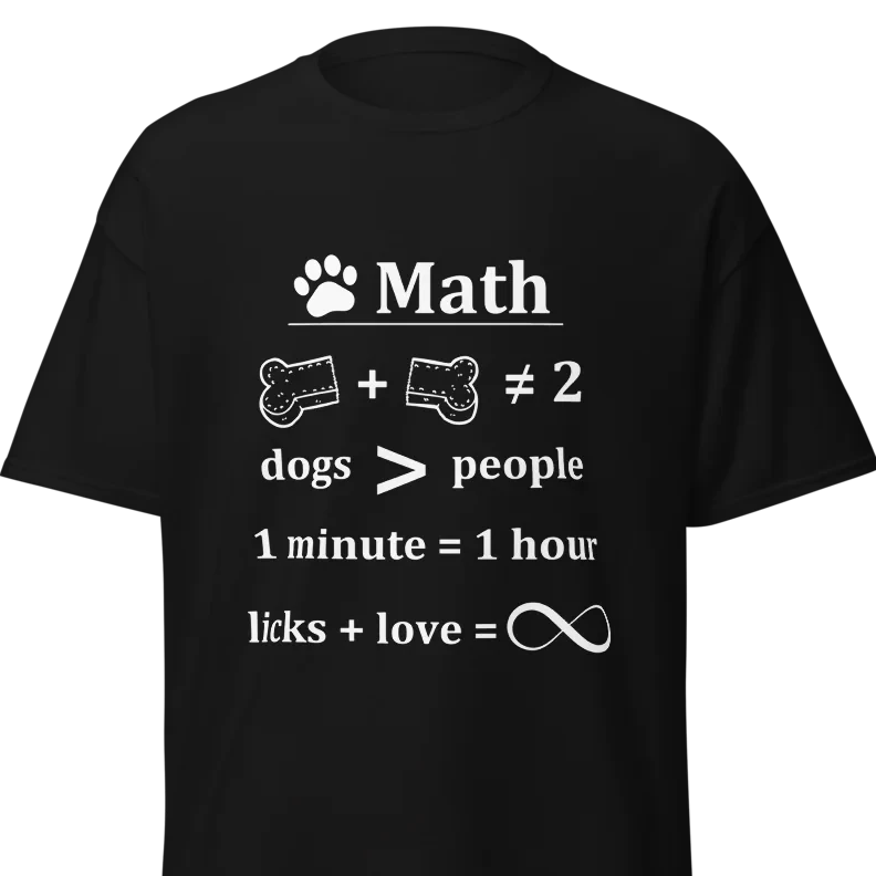 Dog Math T-Shirt