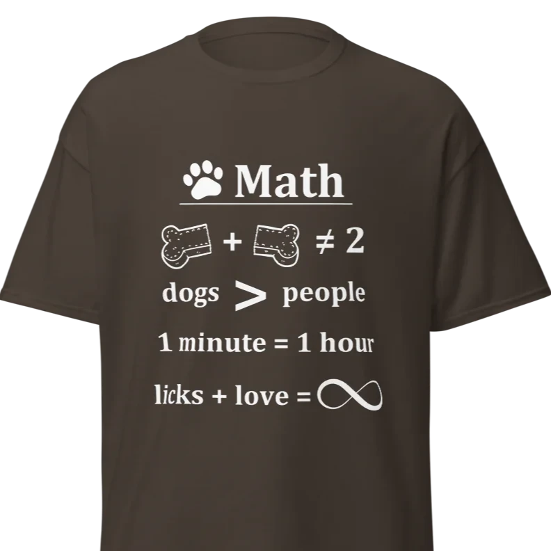 Dog Math T-Shirt