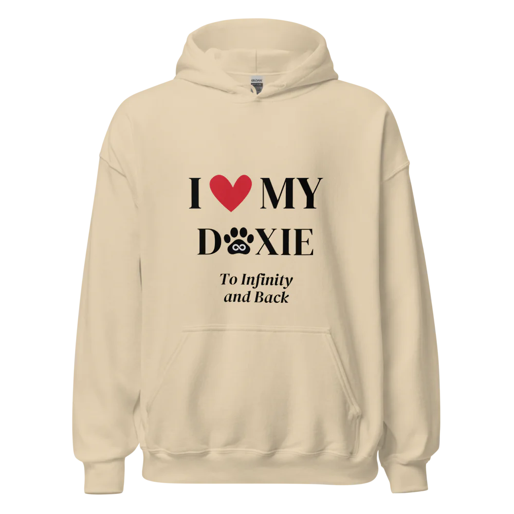 I Love My Doxie to Infinity Hoodie - Cool Gear Pro