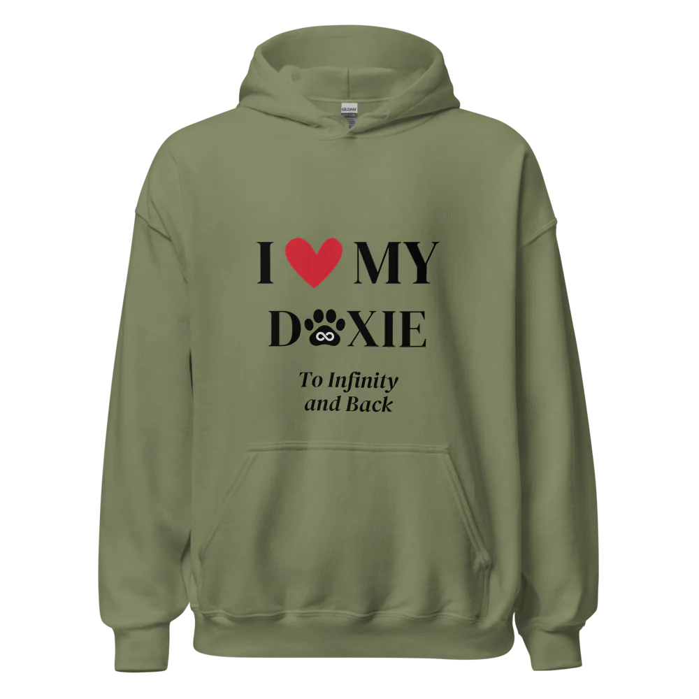 I Love My Doxie to Infinity Hoodie - Cool Gear Pro