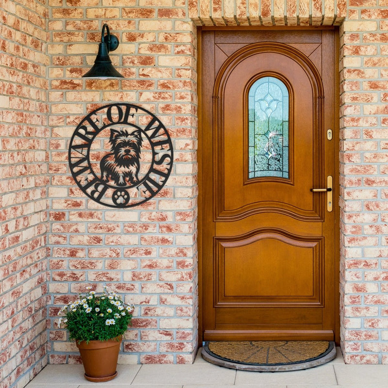 Beware of Westie Metal Wall Sign - Cool Gear Pro