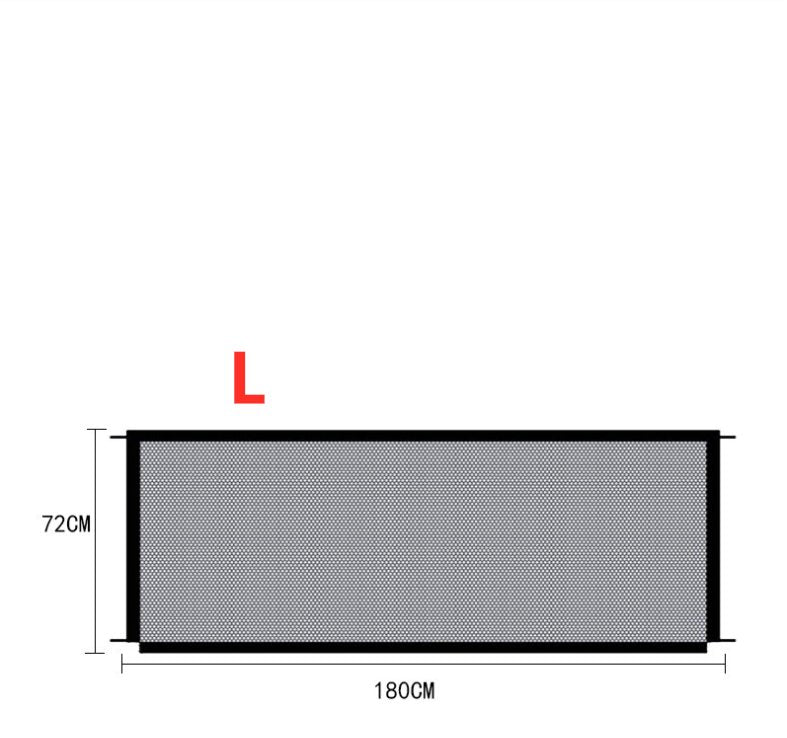 Black Foldable Protection Pet Safety Gate - Cool Gear Pro