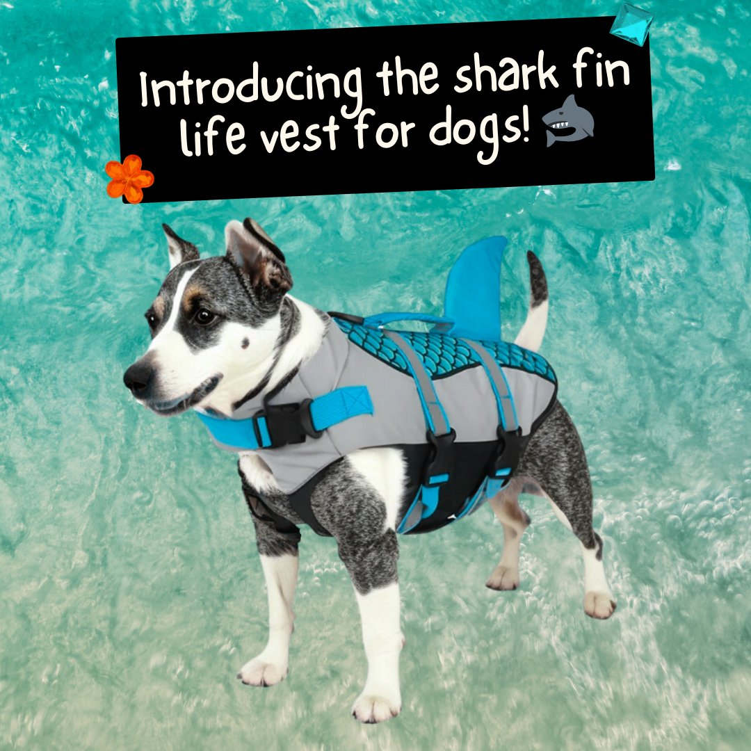 Dog Shark Fin Life Jacket - Cool Gear Pro