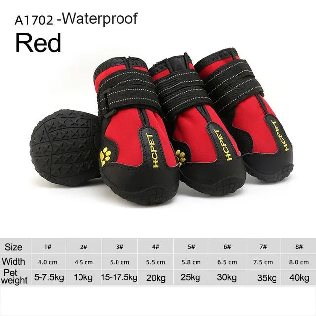 Dog Shoes Waterproof Anti - Slip Rain Boots - Cool Gear Pro