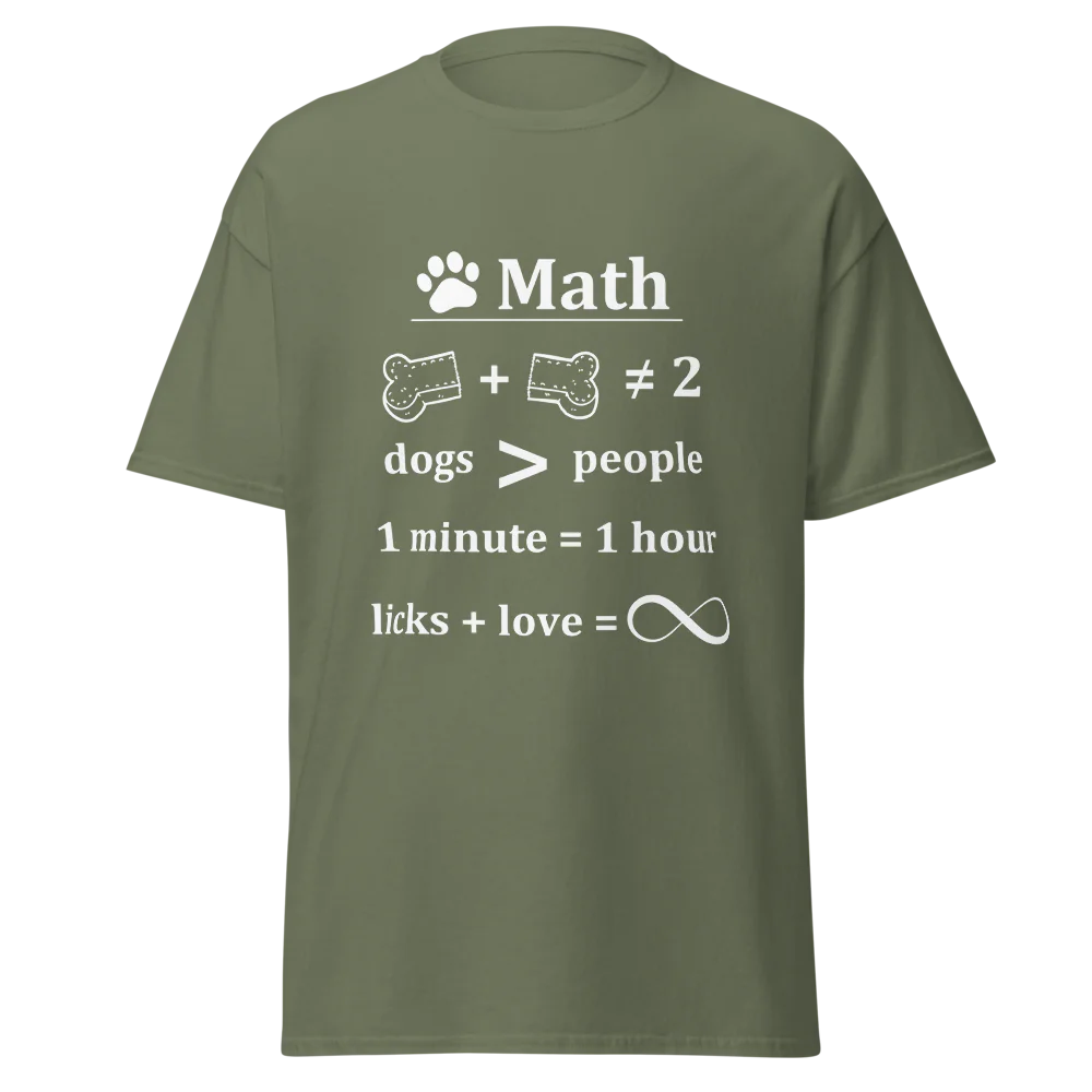 Dog Math T-Shirt