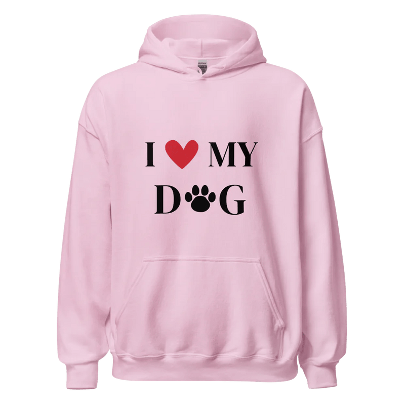 I Love My Dog Hoodie - Cool Gear Pro