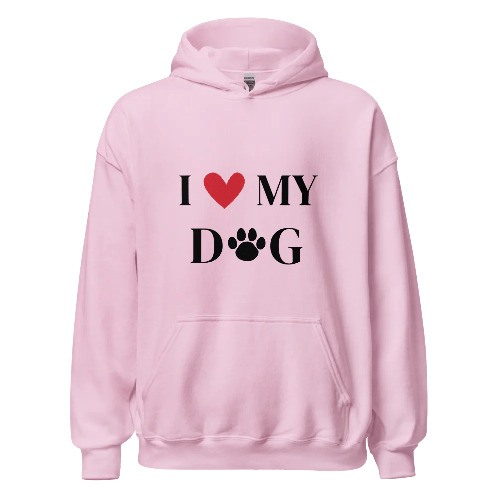 I Love My Dog Hoodie - Cool Gear Pro