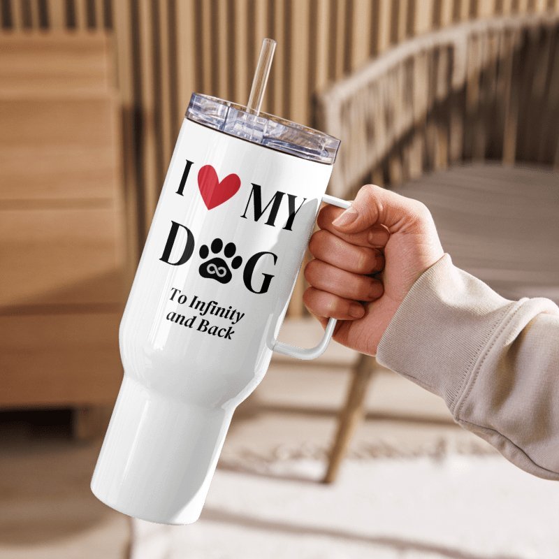 I Love My Dog to Infinity Hoodie & Mug - Cool Gear Pro