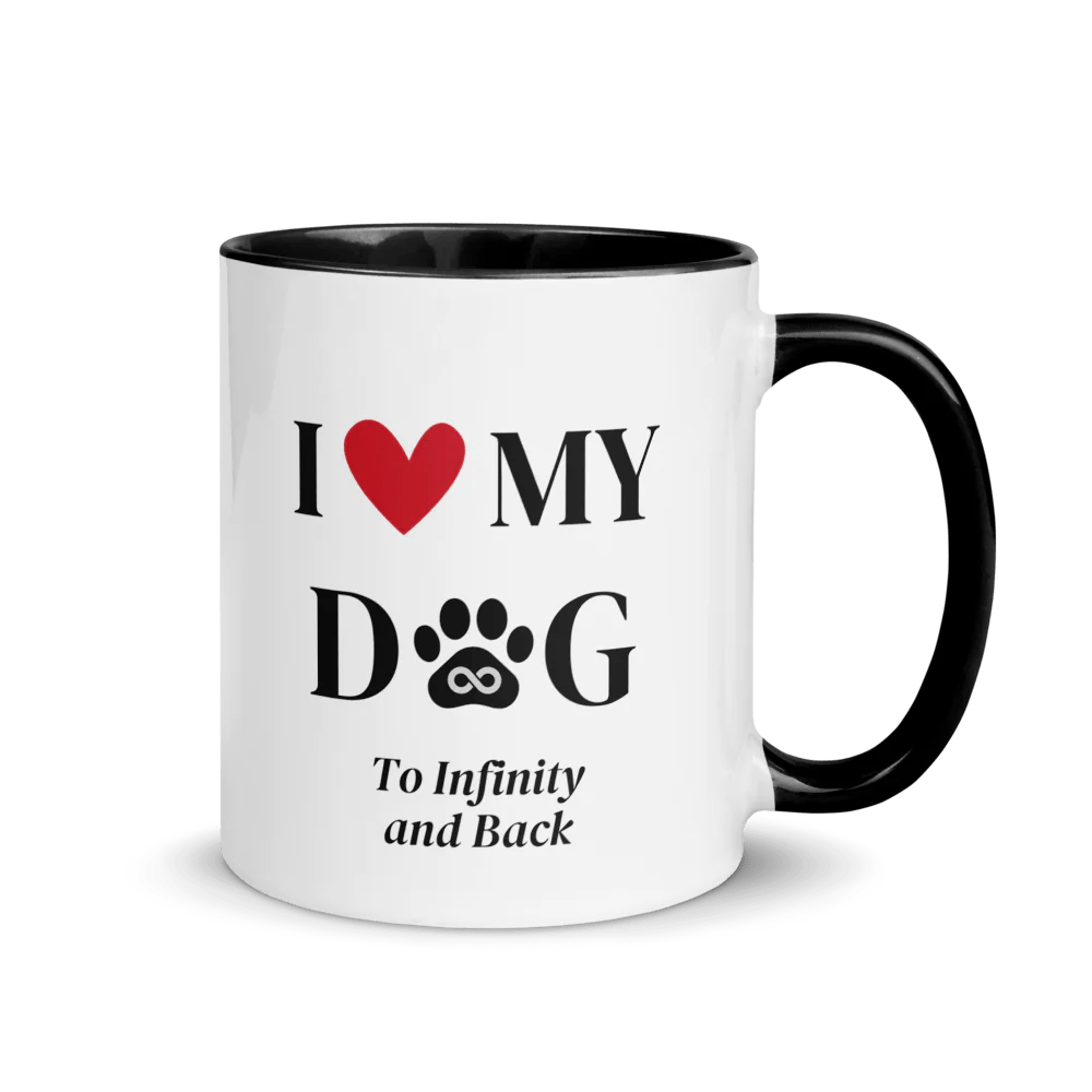 I Love My Dog To Infinity Mug - Cool Gear Pro