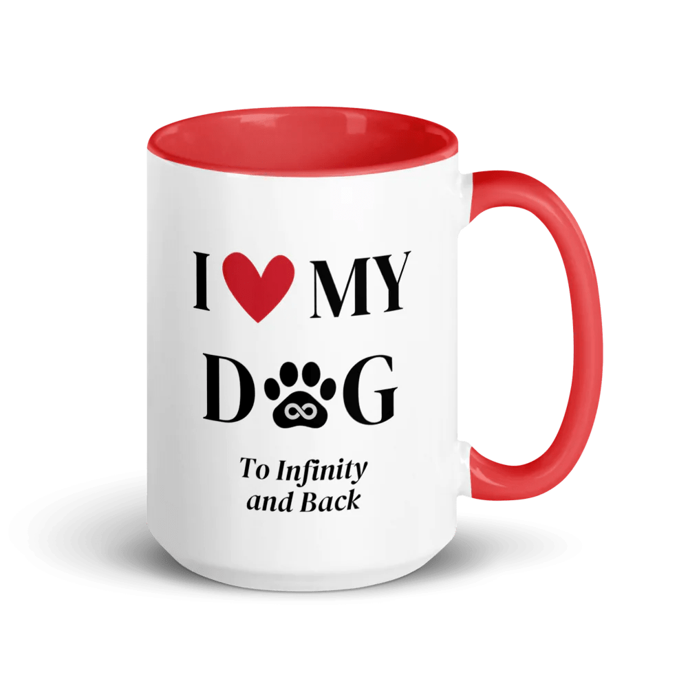 I Love My Dog To Infinity Mug - Cool Gear Pro