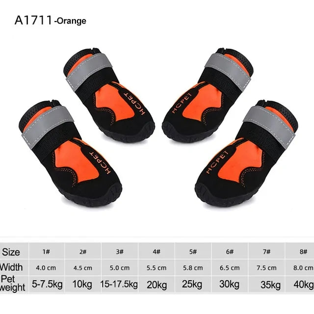 Waterproof Reflective Dog Boots - Cool Gear Pro