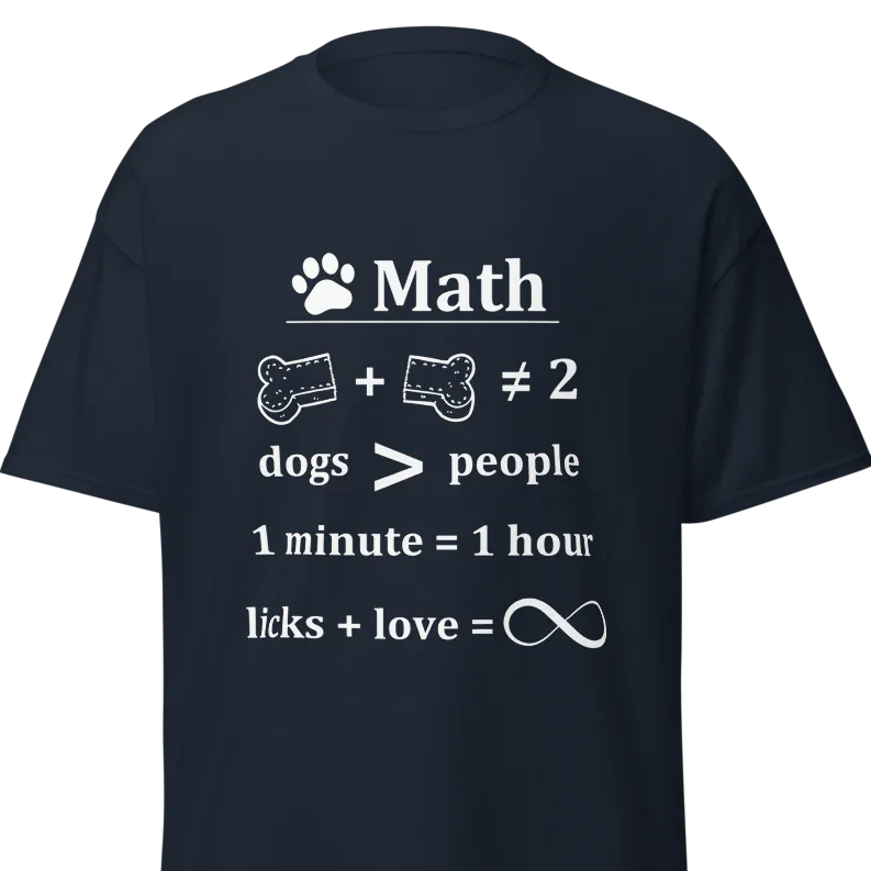 Dog Math T-Shirt