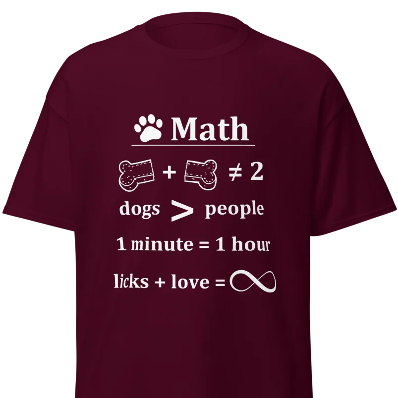 Dog Math T-Shirt