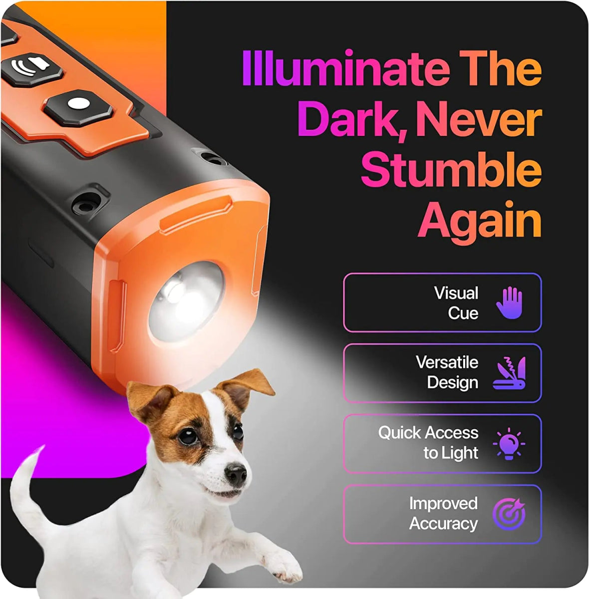 Rechargeable Ultrasonic Dog Training Device - Cool Gear Pro