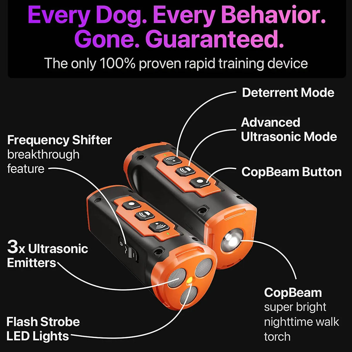 Rechargeable Ultrasonic Dog Training Device - Cool Gear Pro