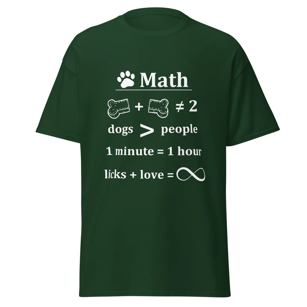 Dog Math T-Shirt